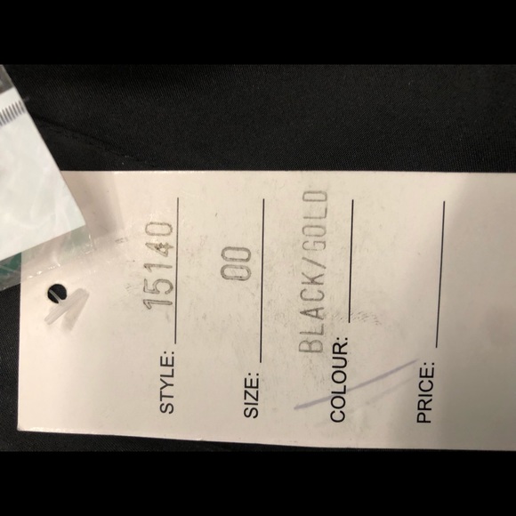 Wow $175 last reduction Envious Couture Pageant Size 00 Black & Gold need sales - Picture 10 of 12